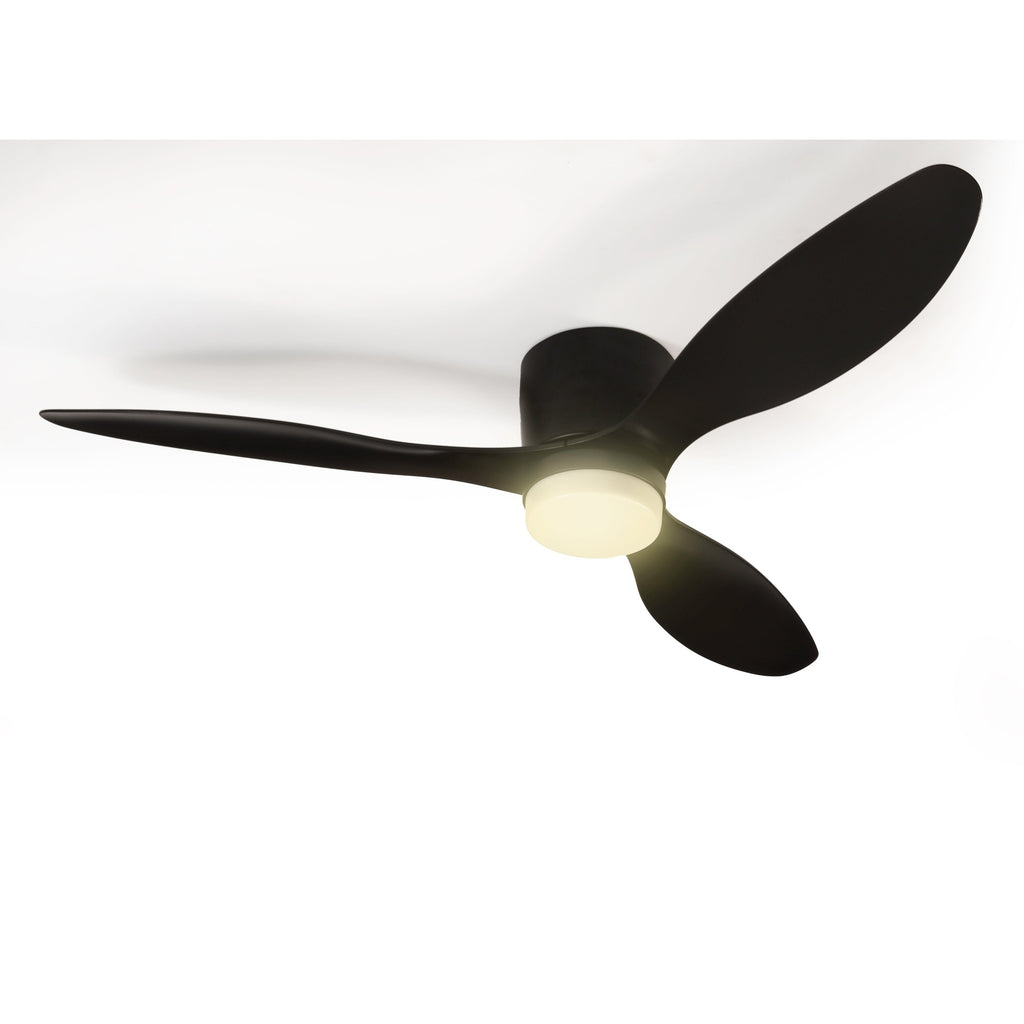 Plafondventilator met Verlichting | ø 132 cm | Zwart