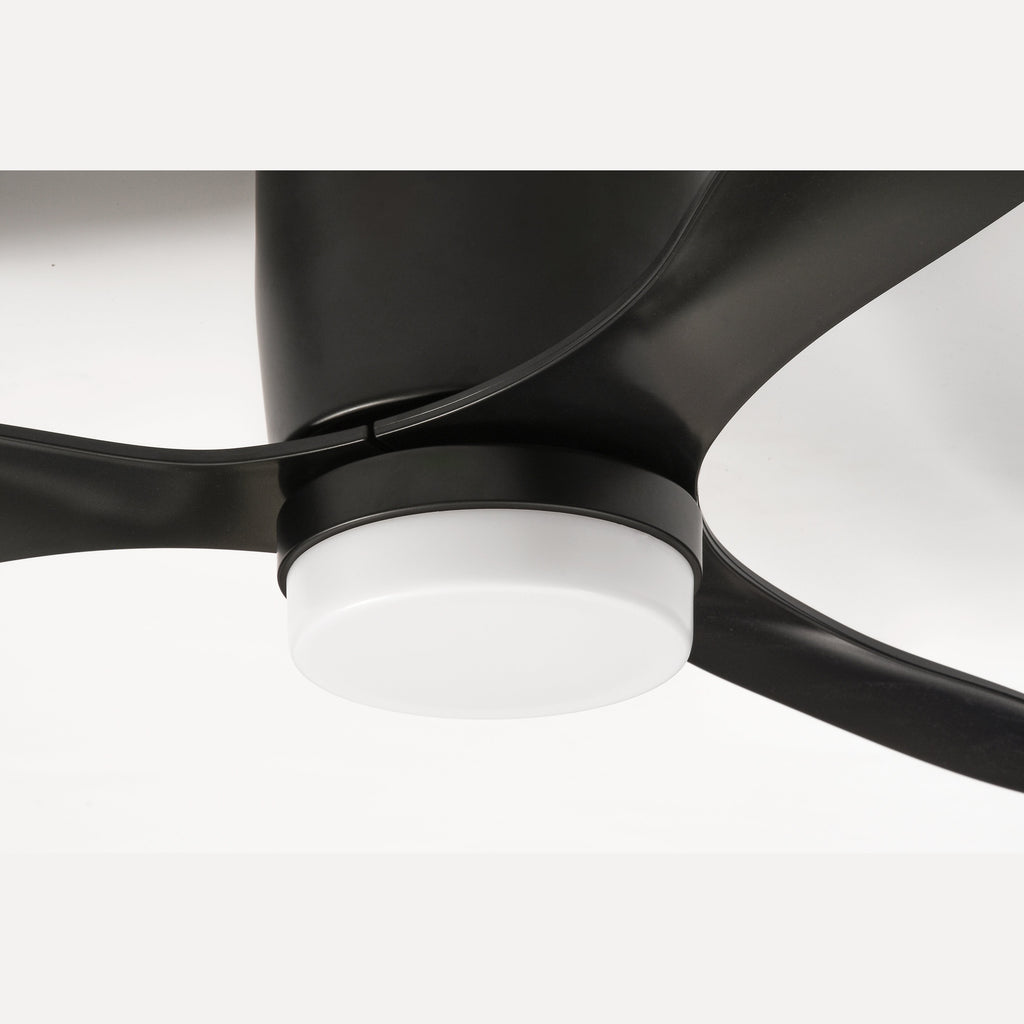 Plafondventilator met Verlichting | ø 132 cm | Zwart