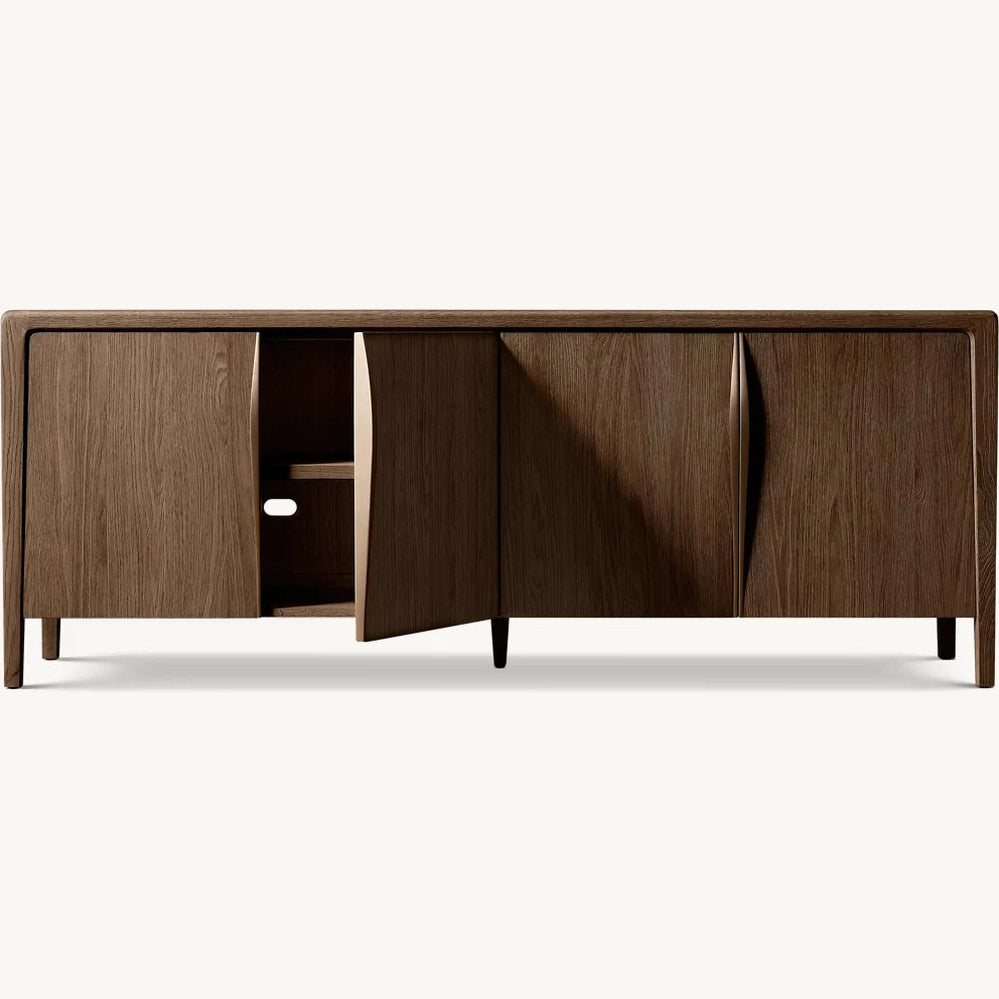 Dressoir Donker Eiken - 213 cm