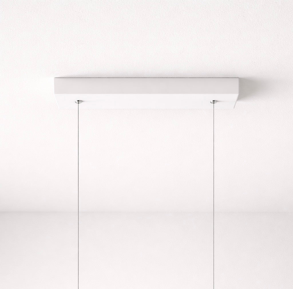 Hanglamp Hout - Massief Walnoot - 120 cm - Rechthoek