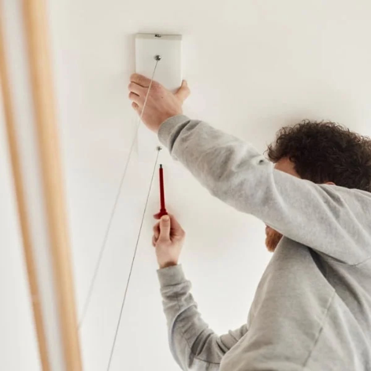 Design Hanglamp - Eikenhout - 120 cm - Recht