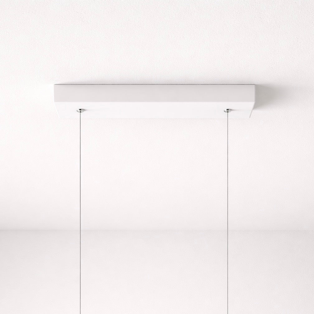 Hanglamp Hout - Massief Eiken - 120 cm - Rechthoek