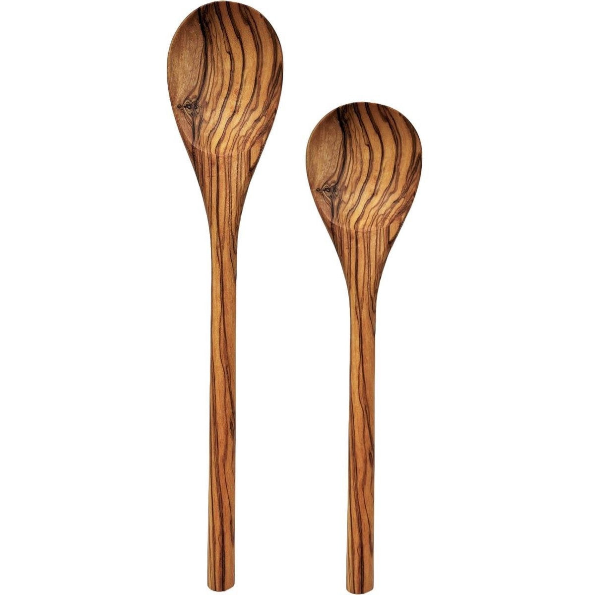 Pollepels (30 & 25 cm) | Olijfhout