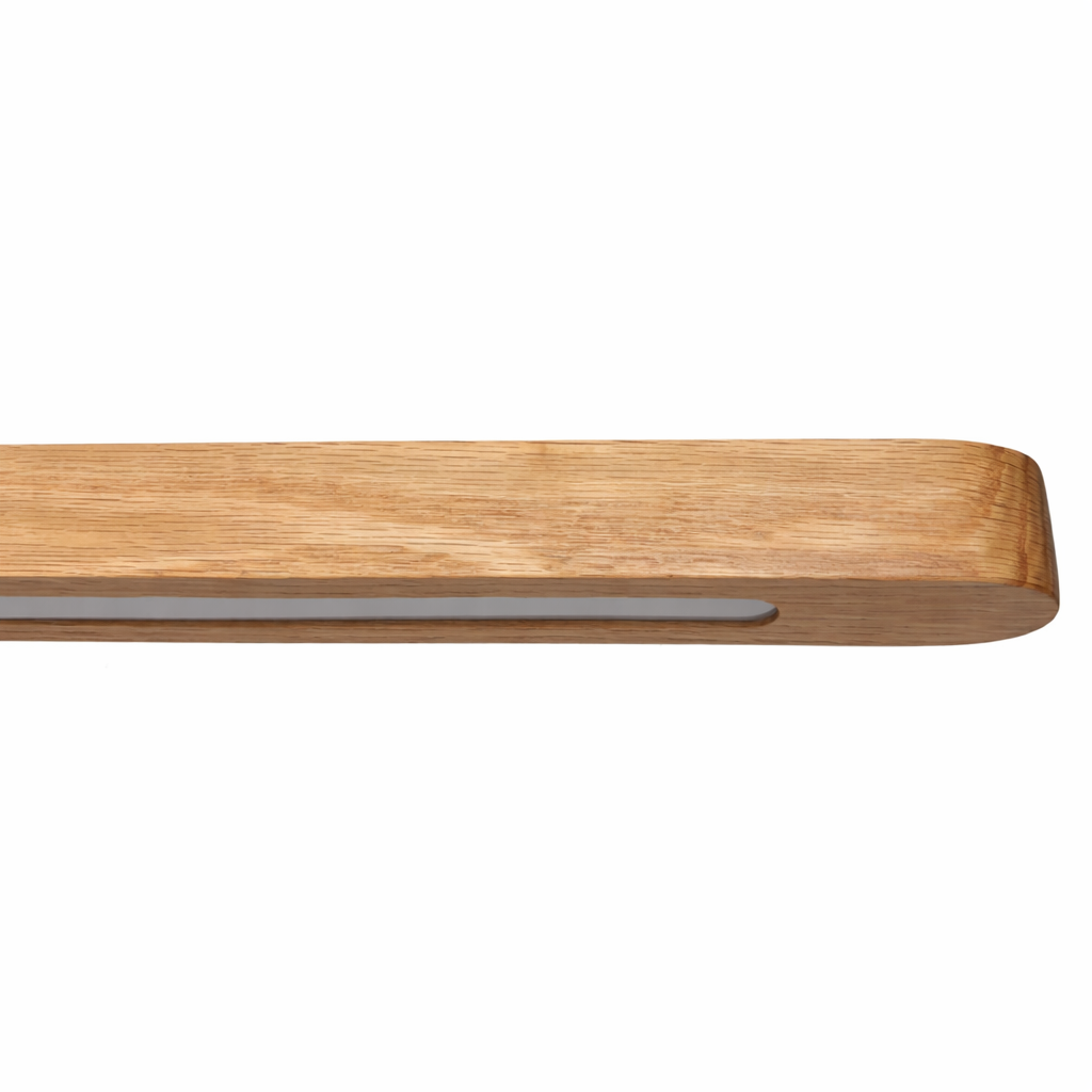 Hanglamp Hout - Massief Eiken - 120 cm - Ovaal