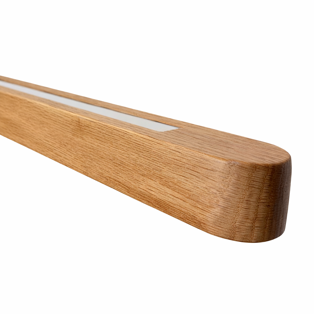 Hanglamp Hout - Massief Eiken - 150 cm - Ovaal