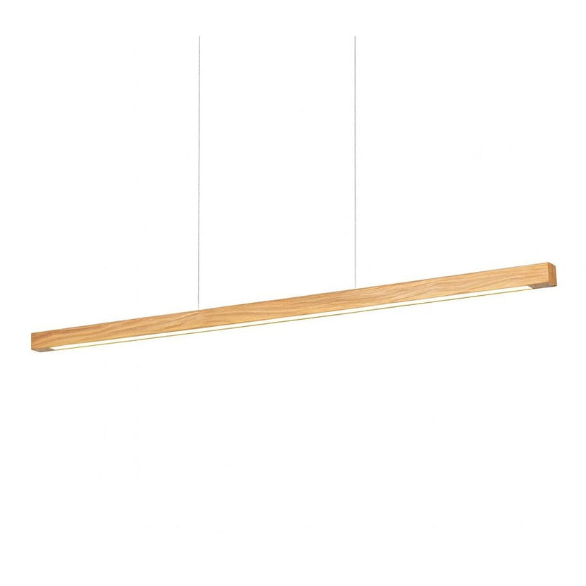 Design Hanglamp - Eikenhout - 120 cm - Recht