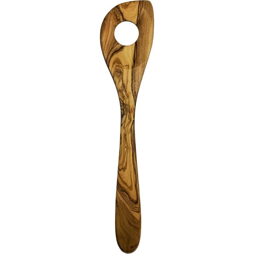 Pollepel met Gat | Olijfhout | 30 cm