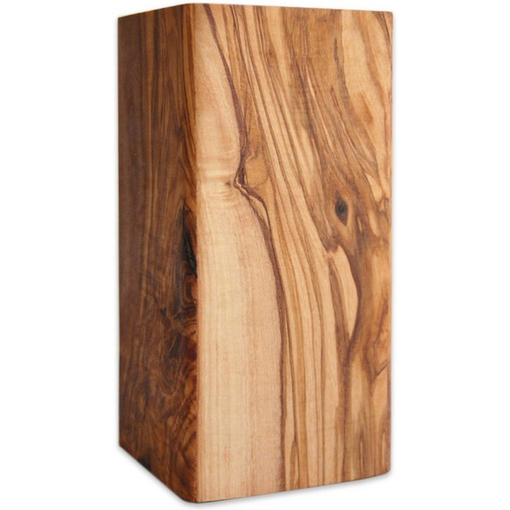 Keukengerei Houder - Spatelpot - Olijfhout - 8x8 cm